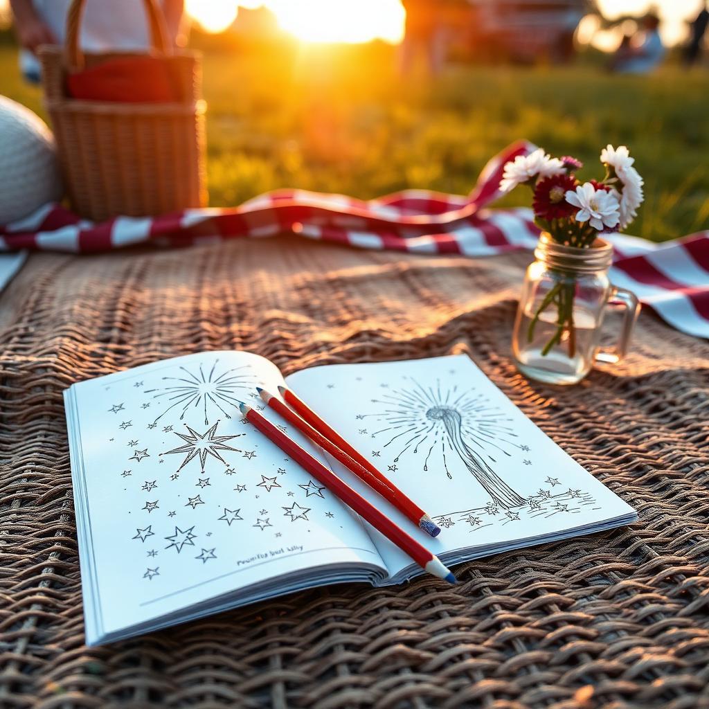 Warm, softly lit still life of an adult colouring book, pencils and tea in a cozy Barrie home — cover image for the stress relief article "How to Celebrate